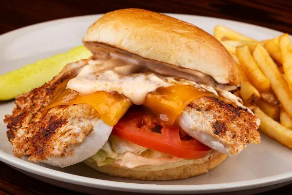 Cajun Cheddar Chicken Sandwich