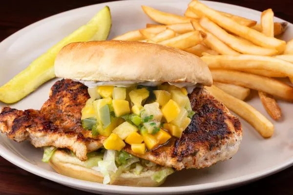 Caribbean Chicken Sandwich