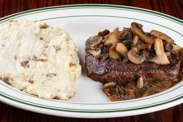 French Onion & Mushroom Flat Iron Steak