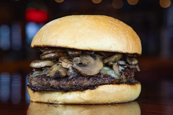 Mushroom Swiss Burger