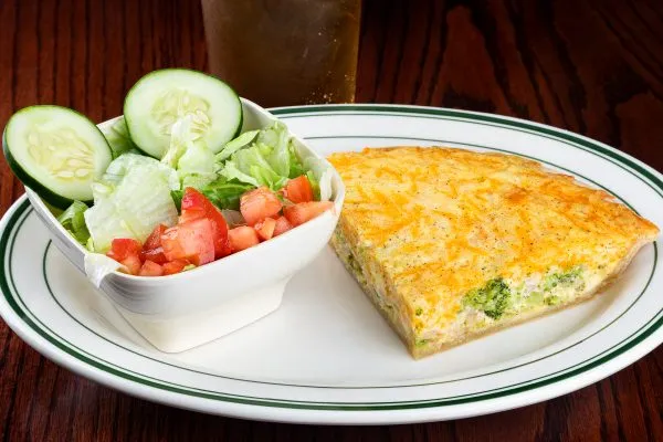 Turkey and Broccoli Quiche
